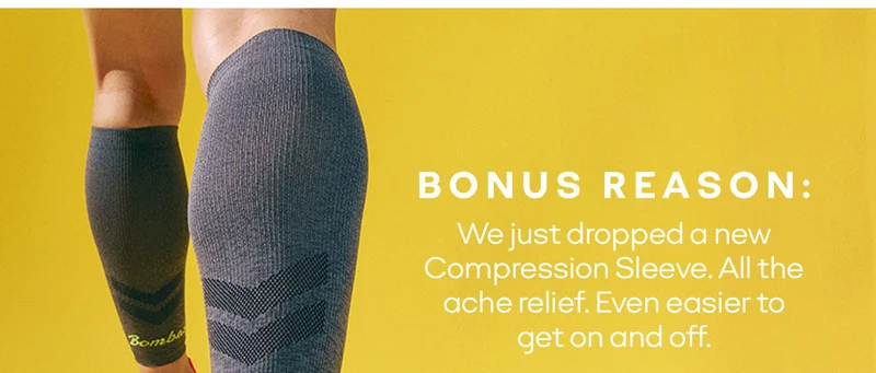 BONUS REASON: We just dropped a new Compression Sleeve. All the ache relief. Even easier to get on and off.