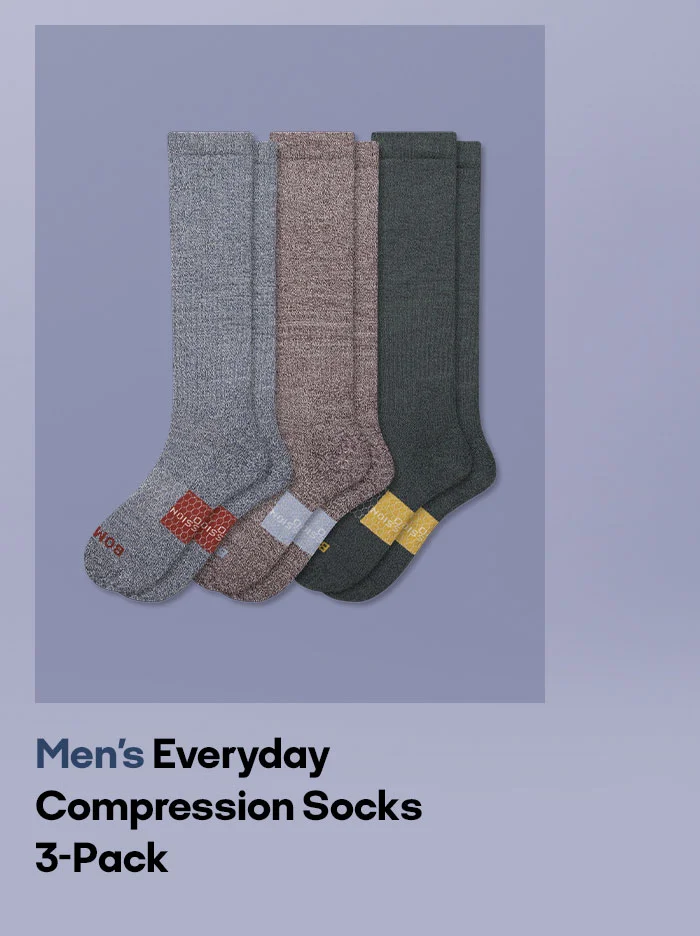 Men's Everyday Compression Socks 3-Pack
