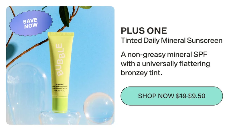 PLUS ONE  Tinted Daily Mineral Sunscreen