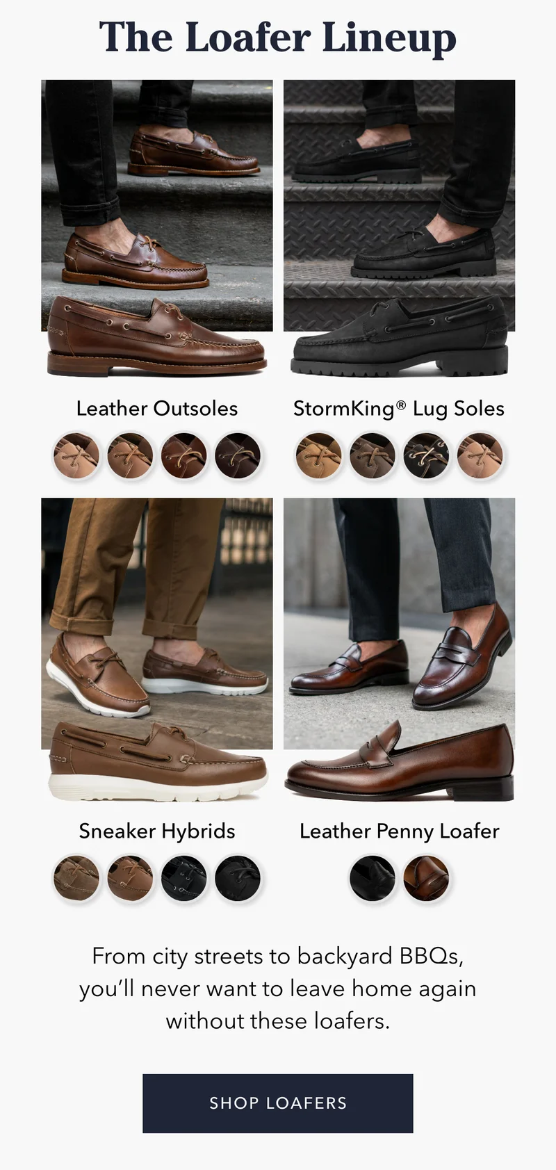 The Loafer Lineup - The Handsewn Collection