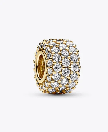 Sparkling Pavé Triple-row Charm