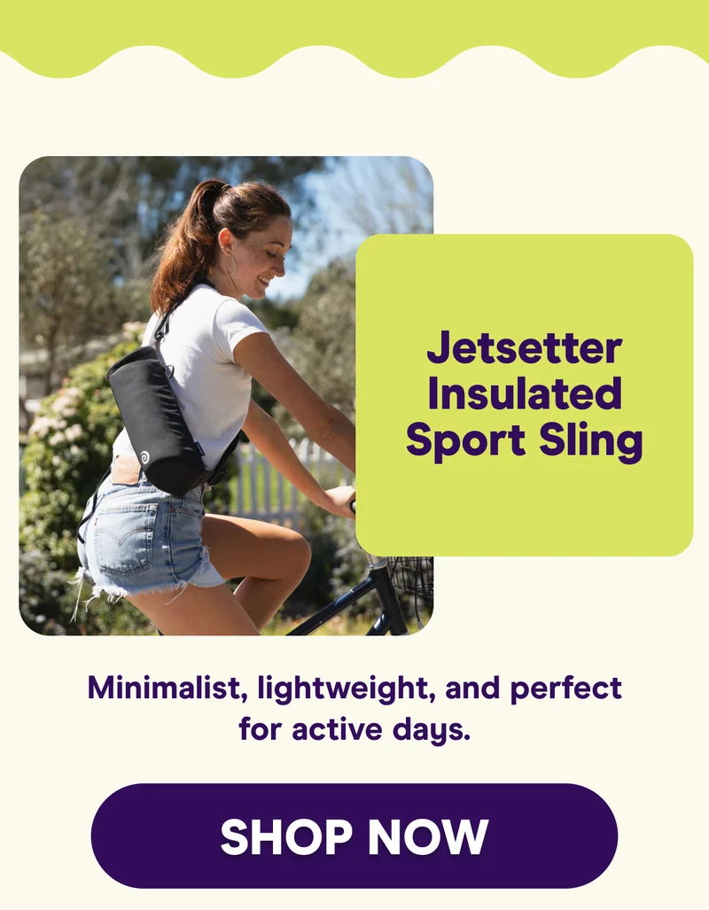 Jetsetter Insulated Sport Sling  Minimalist, lightweight, and perfect for active days.