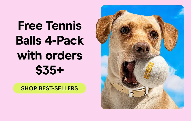 FREE TENNIS BALLS 4-PACK WITH ORDERS $35