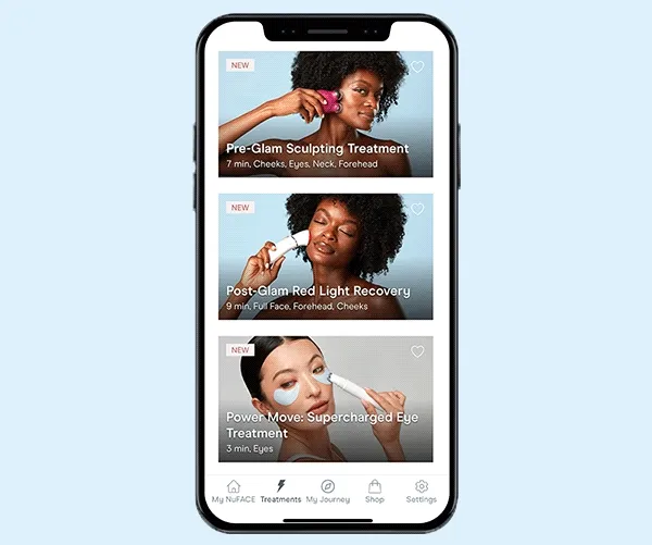 [GIF] Get first-look access at our newest launches, unlock exclusive treatments, follow step-by-step tutorials, and watch your progress with the Selfie Tracker.