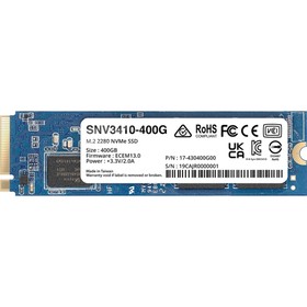 Synology SNV3410 400GB NVMe PCIe 3.0 x4 M.2 2280 Internal SSD