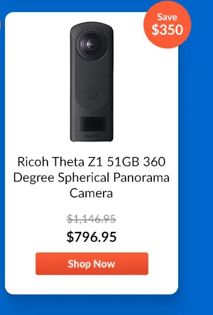 Ricoh Theta Z1 51GB 360° Spherical Panorama Camera