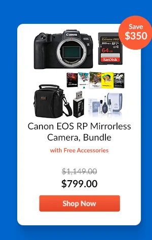 Canon EOS RP Mirrorless Camera, Bundle  With free accessories