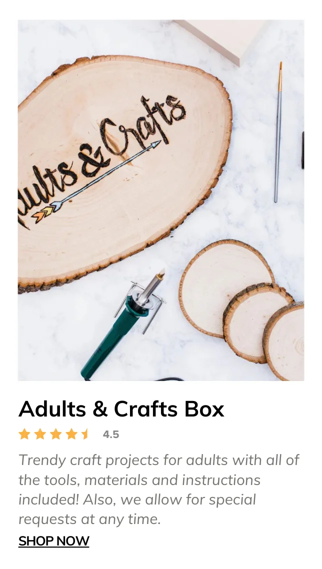 The Adults and Crafts Crate