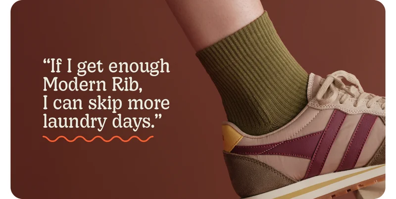 If I get enough Modern Rib, I can skip more laundry days.