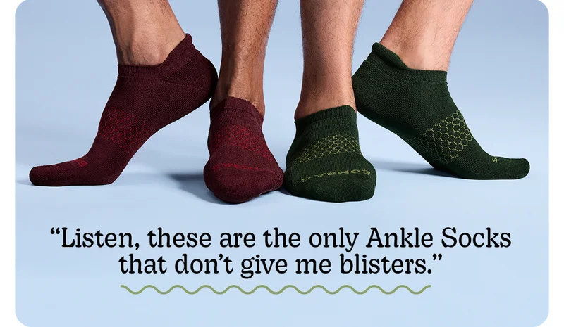 Listen, these are the only Ankle Socks that don't give me blisters.