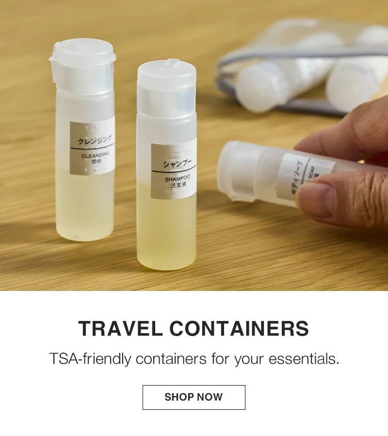 Shop 20% Off Travel Containers Online Only!