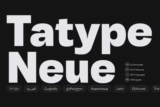 Tatype Neue
