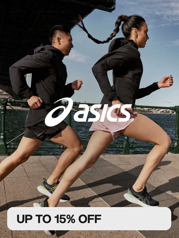 Up to 15% off asics