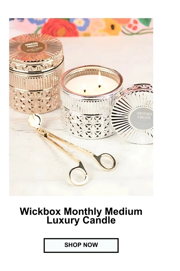 Wickbox Monthly Medium Luxury Candle