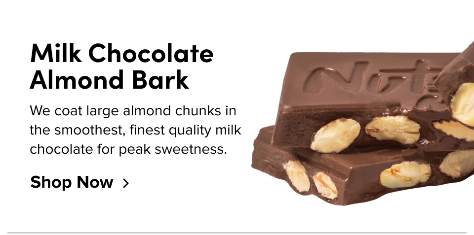 Milk Chocolate Almond Bark; Shop now