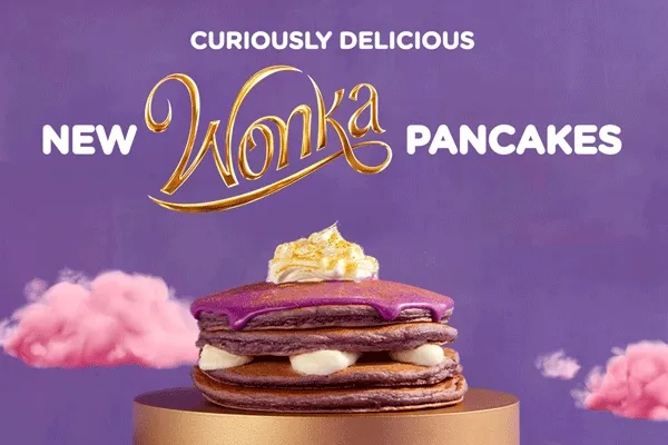Curiously Delicious New Wonka Pancakes