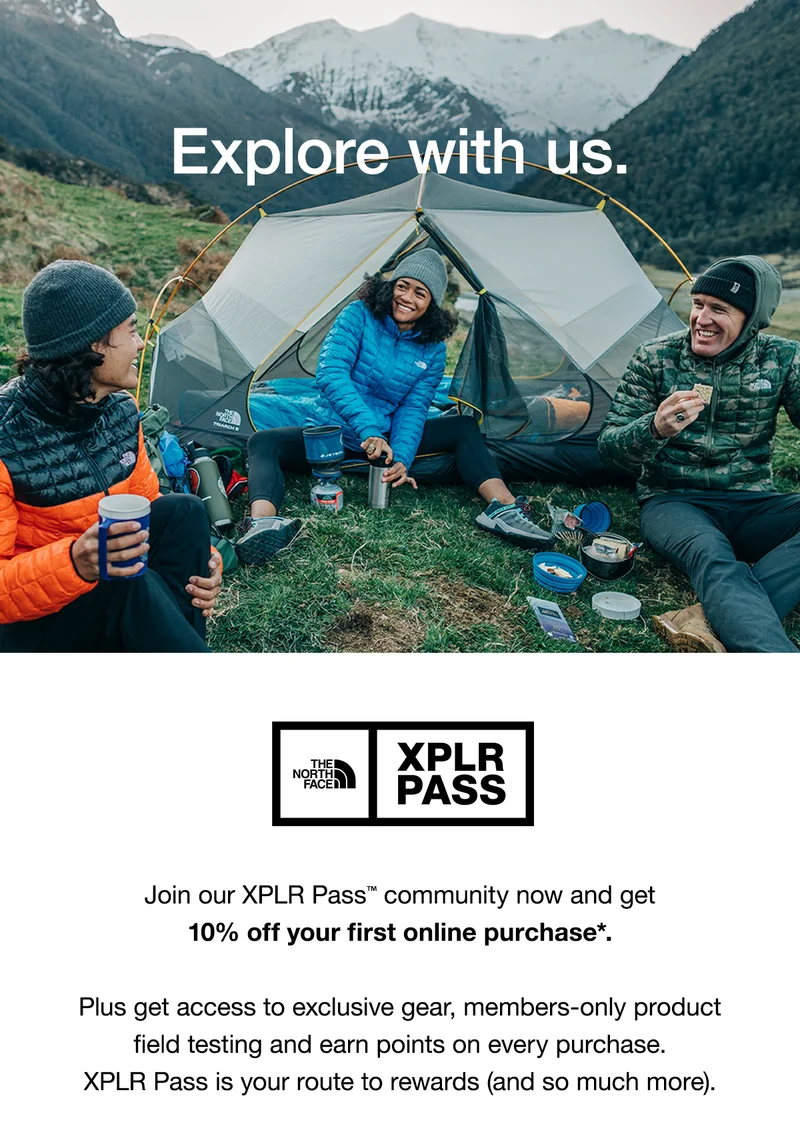 Explore with us. Join our XPLR Pass community now and get 10% off your first online purchase