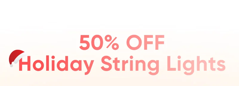 50% OFF Holiday String Lights