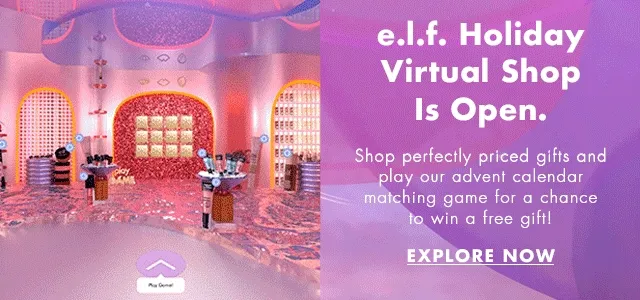 e.l.f. Holiday Shop is open