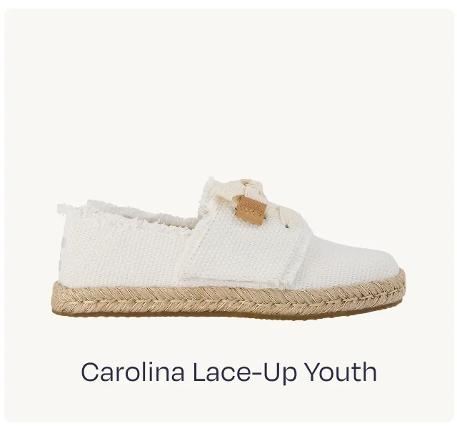 Carolina Lace-Up Kids Espadrille