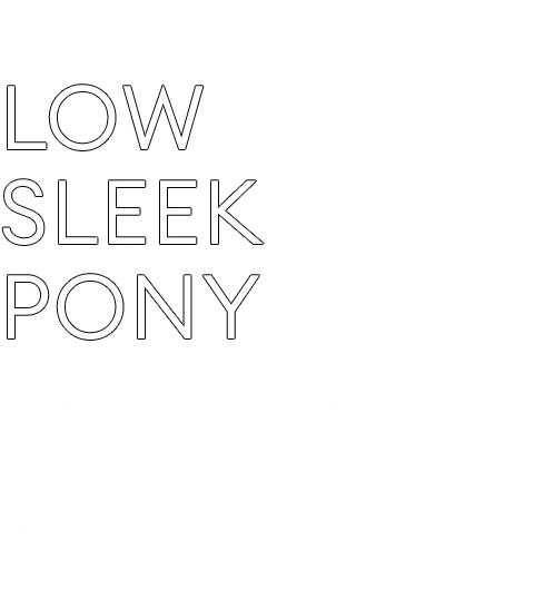 Low Sleek Pony | We love a polished look that enhances your curls and lets your outfit pop.