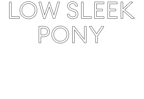 Low Sleek Pony | We love a polished look that enhances your curls and lets your outfit pop.