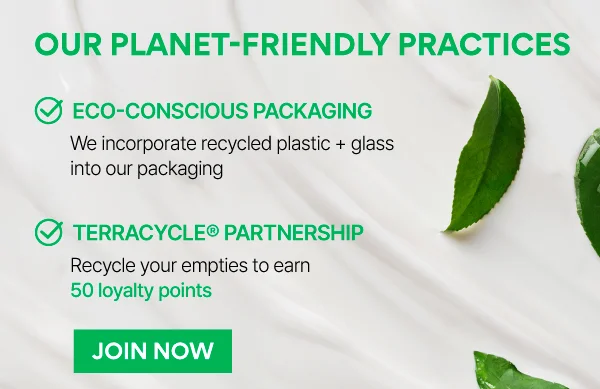 OUR PLANET-FRIENDY PRACTICES