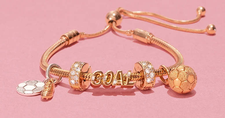 Pandora charms and bracelet