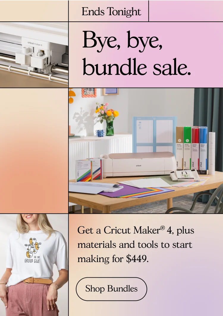 Bye, bye,  bundle sale.