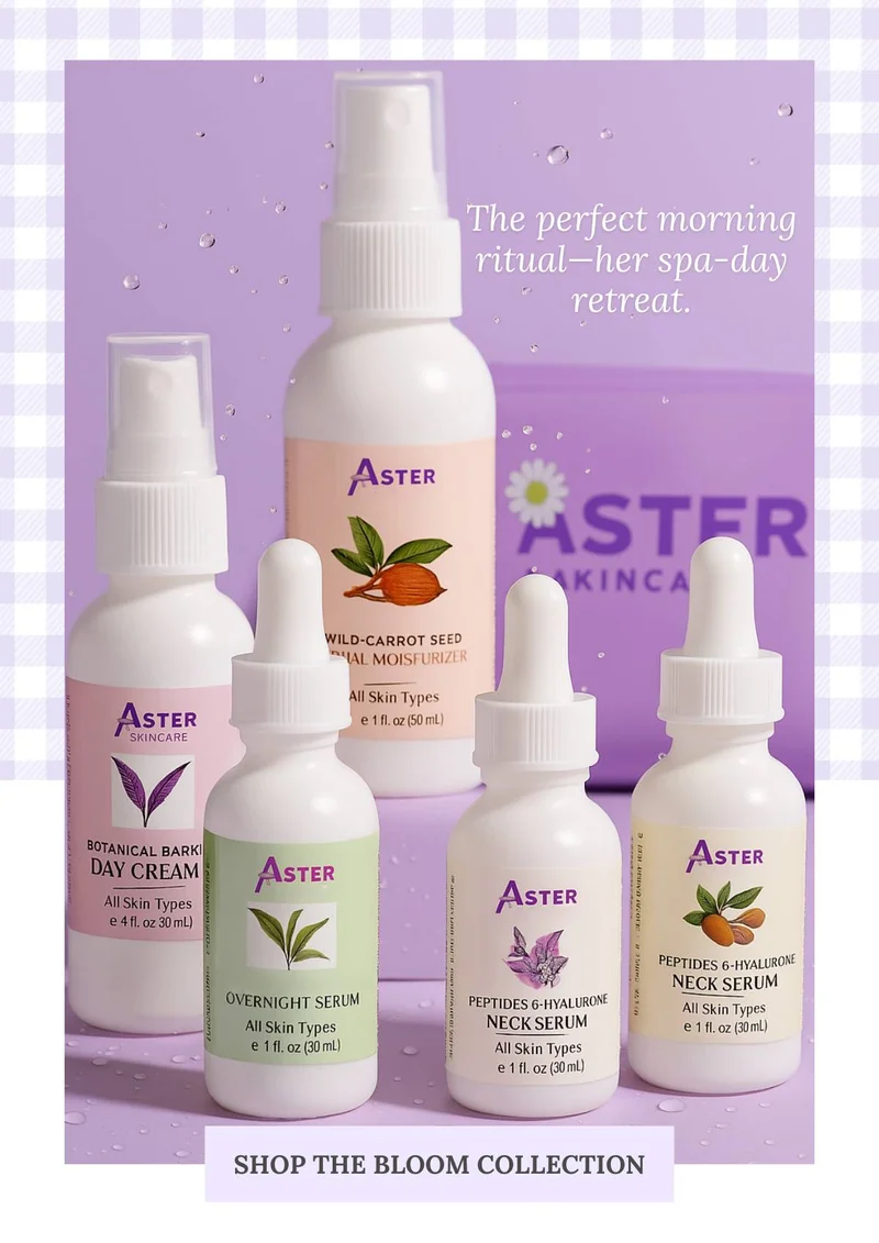 Aster Bloom Skincare Collection