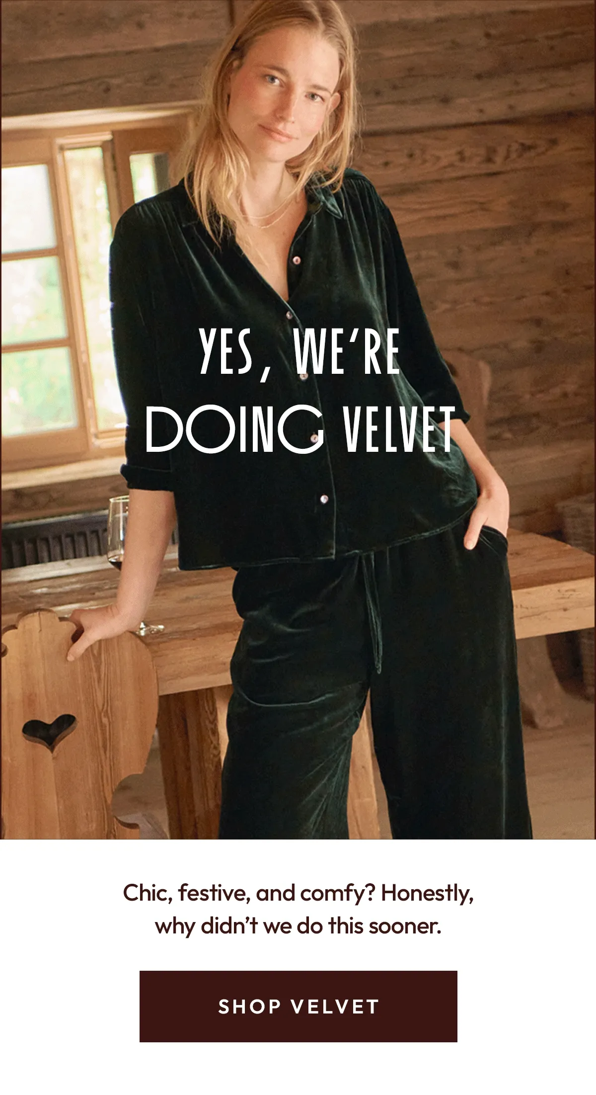 We can’t say no to you