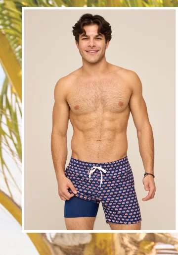 Lined Classic Swim Trunk: The Sunshine States 5.5"