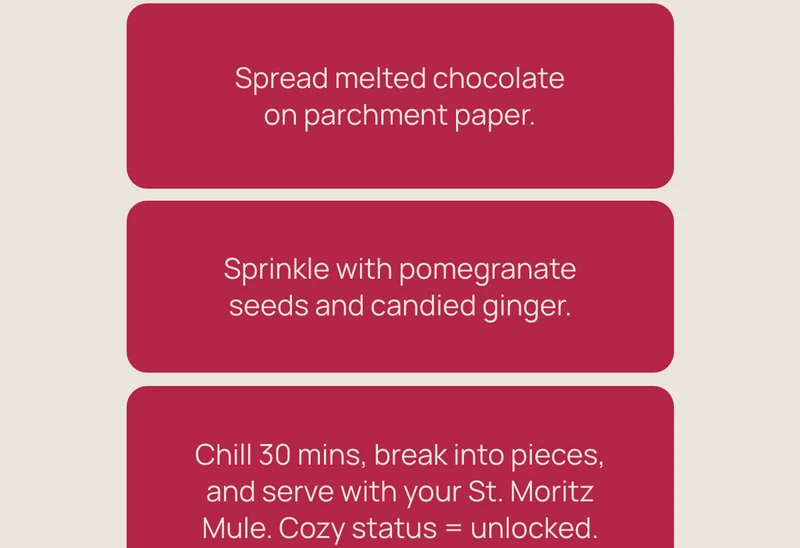 Spread the melted chocolate on parchment paper...