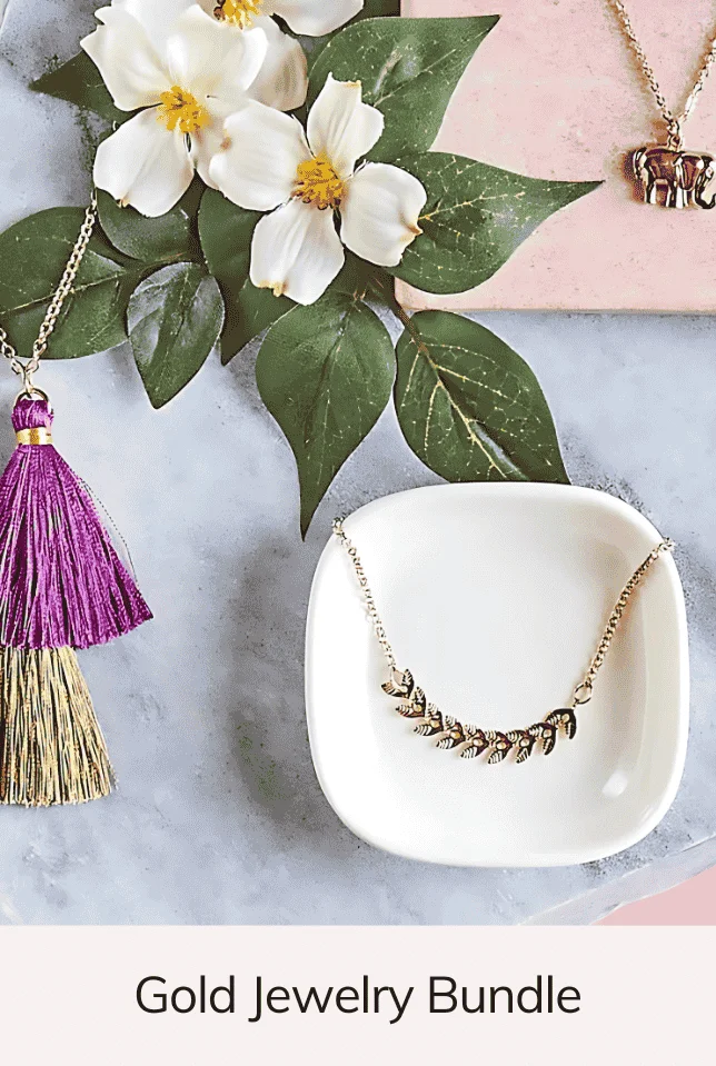 Glitter In Gold Jewelry Bundle
