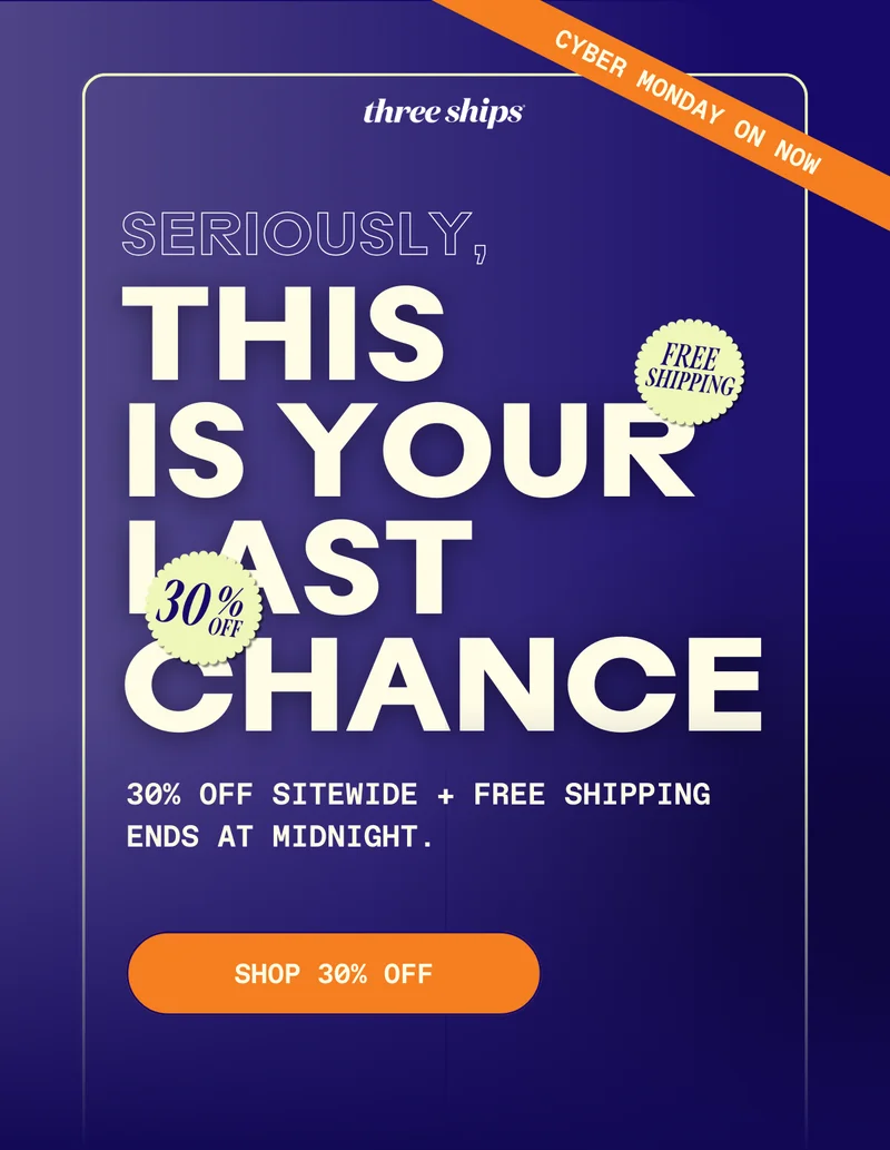 Seriously, this is your last chance. Shop 30% off.