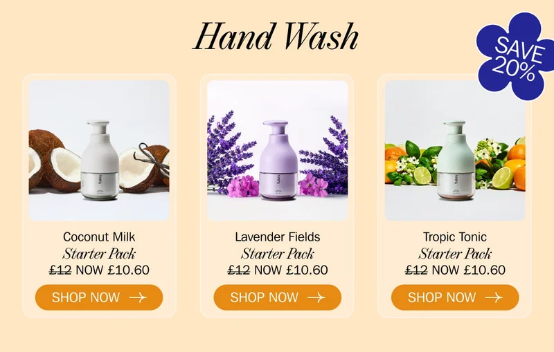 Hand Wash Save 20%