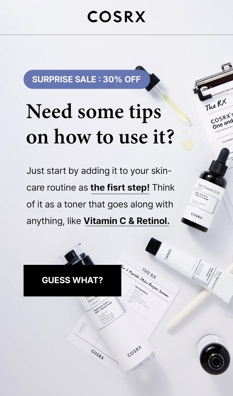 Need some tips on how to use it? surprise sale : 30% OFF! Guess What..?