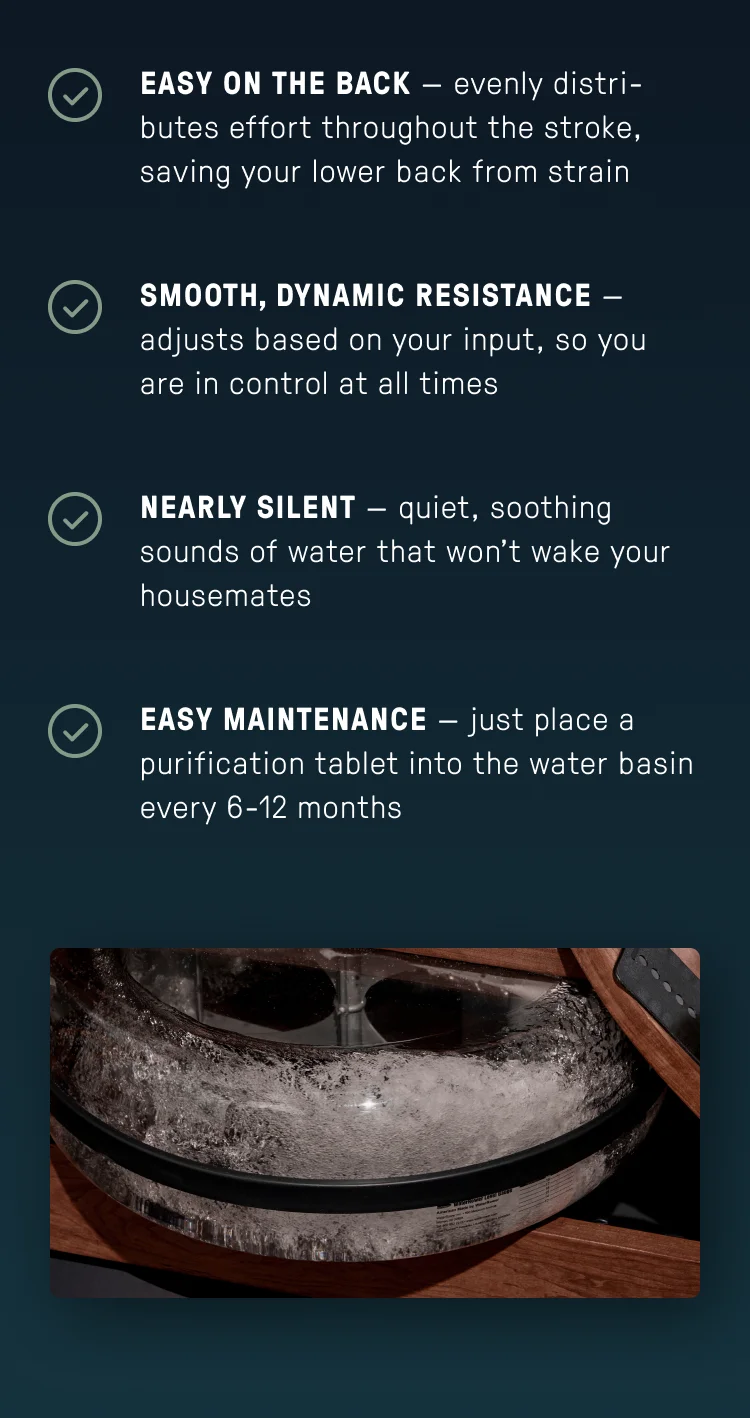 Why Water Rowing is Best