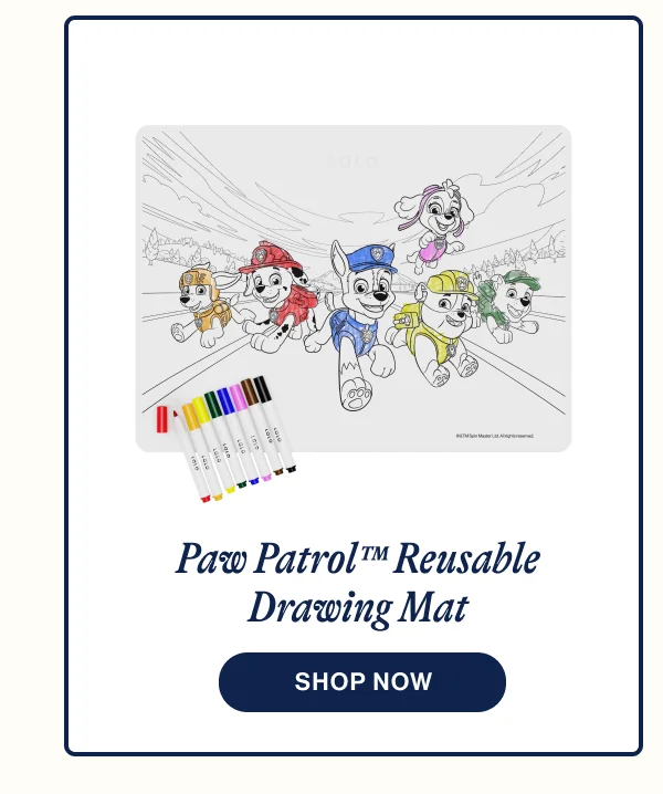 PAW Patrol™ Reusable Drawing Mat. SHOP NOW