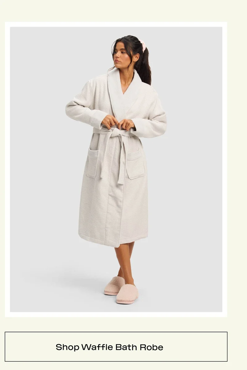 Shop Waffle Bath Robe Shop Waffle Bath Robe
