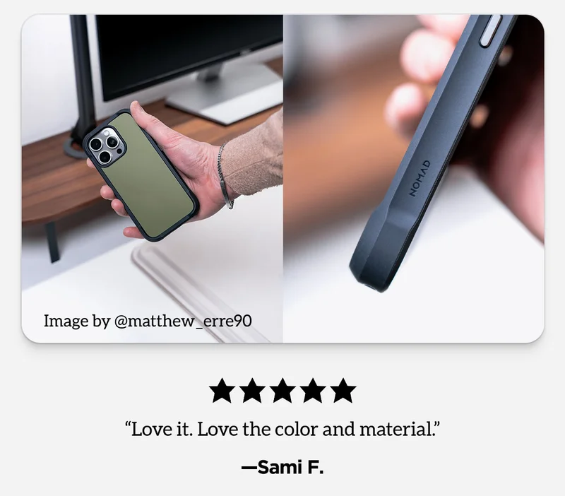 "Love it. Love the color and material."