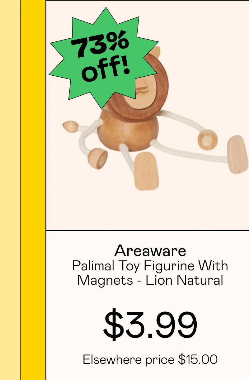 Palimal Toy Figurine With Magnets - Lion Natural