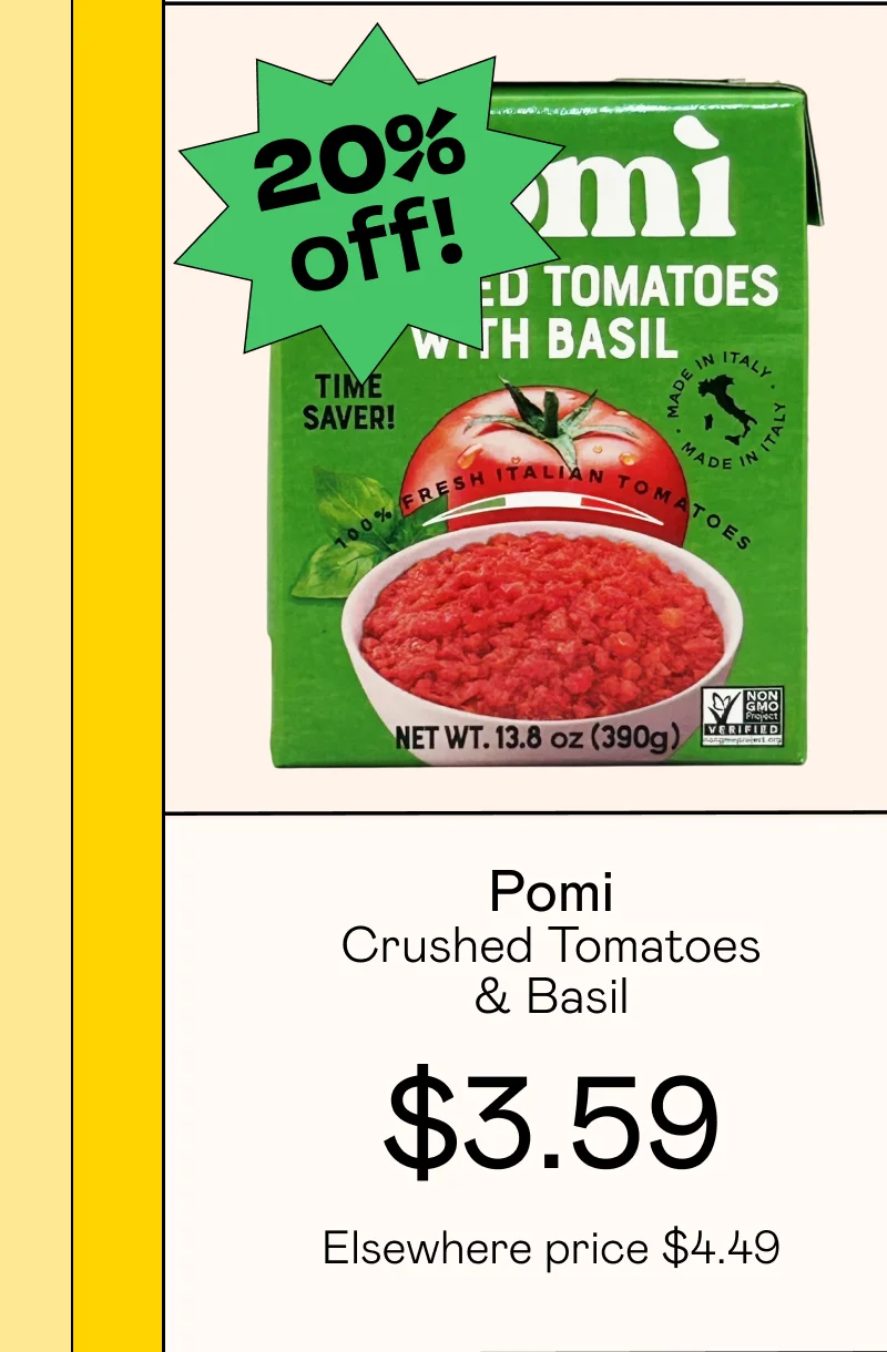 Crushed Tomatoes & Basil