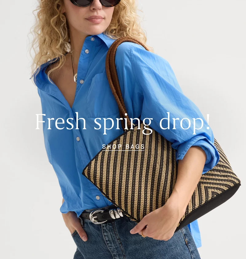 Fresh spring drop! SHOP BAGS