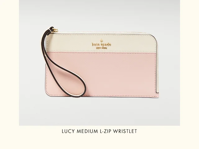 LUCY MEDIUM L-ZIP WRISTLET