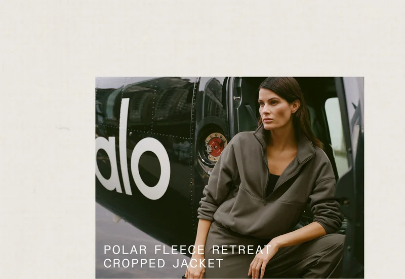 POLAR FLEECE RETREAT CROPPED JACKET