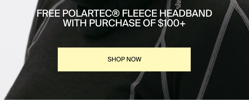 Free Polartec® Fleece Headband with Purchase $100+