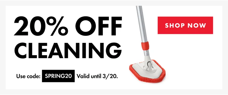 20 percent off cleaning