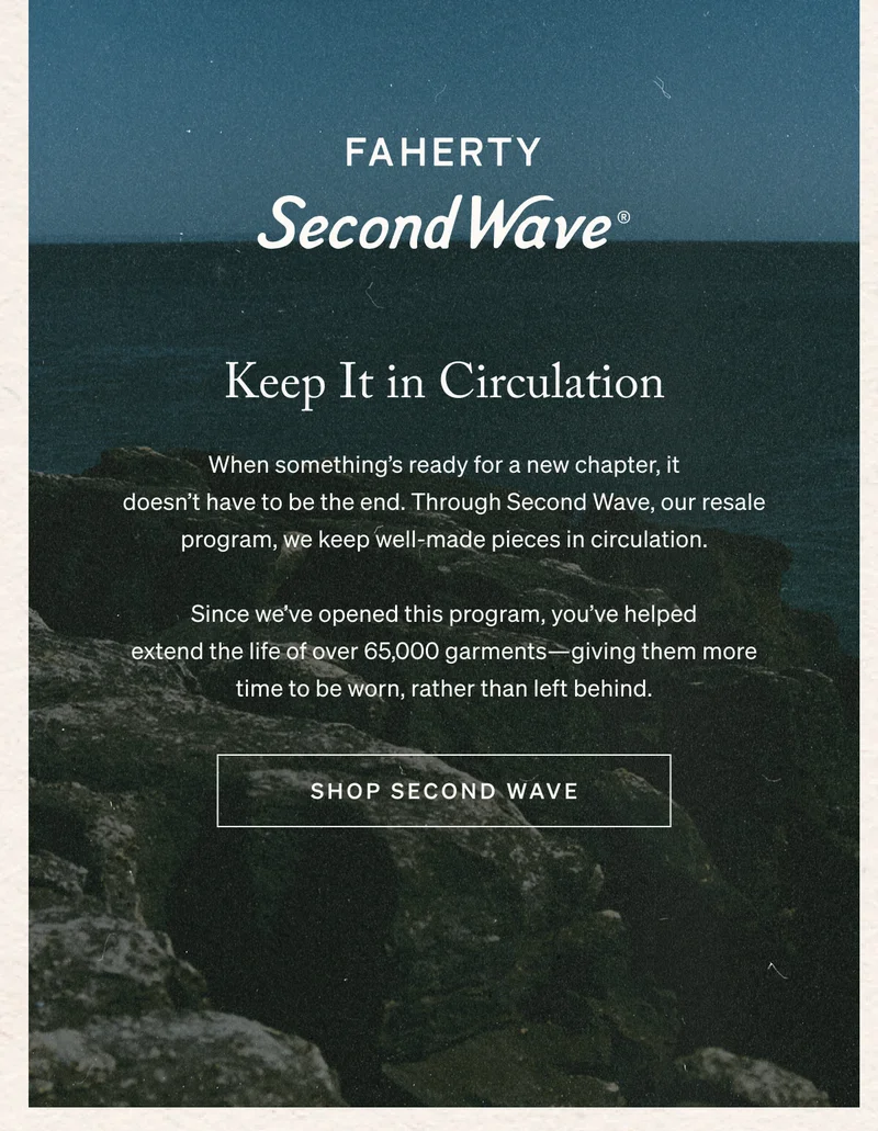 Faherty Second Wave | Shop Now