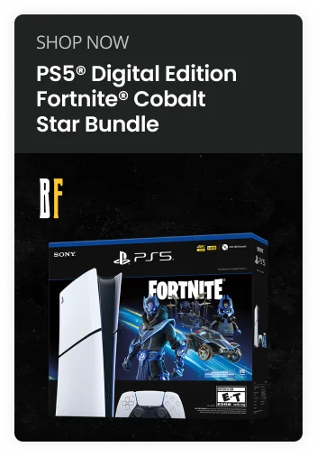 SHOP NOW PS5® Digital Edition Fortnite Cobalt Star Bundle